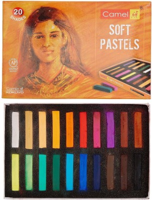 Camlin camel Kokuyo Soft Pastels(Set of 1, Multicolor)