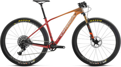

ORBEA Alma 50M Front Zoom Suspension Dual Disc Brake Bike For Adults Black & Orange 27.5 T 22 Gear Mountain Cycle(Multicolor)
