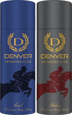 

Denver Sporting Club Rider & Goal Deo Combo (Pack of 2) Deodorant Spray - For Men(330 ml, Pack of 2)