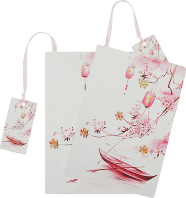 

Lauret Blanc A5 Notebook(Combo of Boat Notebook Plain with Bookmark- A5, 160 Pages, 80 GSM, Paperback., Pink and White, Pack of 2)