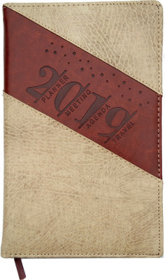 

Excel A5 Diary(2019, Brown, White)
