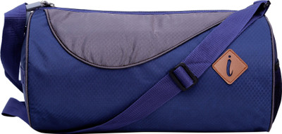 

Interlane M.T - Hockey Pattern Duffle Bag (Grey-Blue) Gym Bag(Blue)