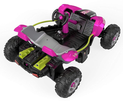 

Khelkhilonenx Barbie Dune Racer Cart Battery Operated Ride On(Pink)