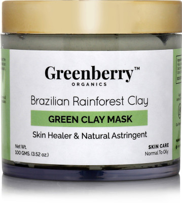 

Greenberry Organics Brazilian Rainforest Green Clay Mask(100 g)