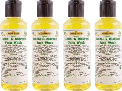 

Khadi India Santosh (Pack Of 4) Sandal & Aloevera Face Wash (210 ml Each) Face Wash(210 ml)