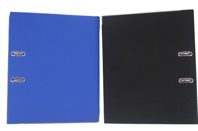 

Chrome Plastic Lever Arch Files(Set Of 2, Black, Blue)