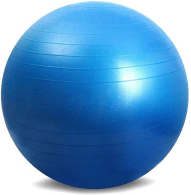 

LogicInside Premium Quality Anti Burst Anti Sleep Yoga Exercise Gym Ball(With Pump), Blue