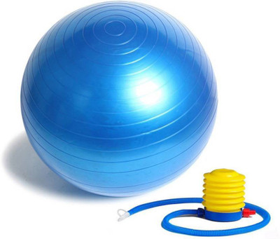 

Kotecha Premium Quality Anti Burst Anti Sleep Yoga Exercise) Gym Ball (With Pump) Gym Ball(With Pump), Blue