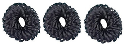 

A J Distributers Hair Juda Band (Large) Bun (Brown) Rubber Band (Black, Brown) Hair Clip(Black)