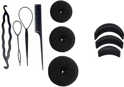 

NERR hair accessories /10p/c combo set / hair accessories / Hair Accessory Set (Black) Hair Accessory Set(Black)