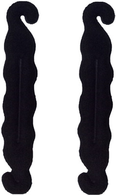 

A J Distributers 2 Pc Hair Donut Bun Maker Magic Clip Twist Turn And Tie HairStyler Sponge Curler Pad Hair Bun Shaper Hair Accessory DIY Styling Tool (black ) Bun Clip (Black)PACK OF 2 Bun(Black)