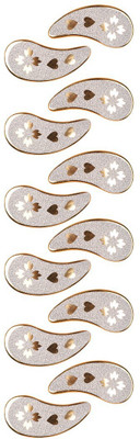 

ABHI Shining Leaf Shape 12Pcs - (6 Pair) Hair Clip(Silver)