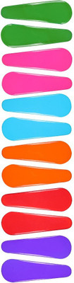 

ABHI Glossy Look 12Pcs - (6 Pair) Tic Tac Clip(Multicolor)