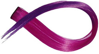 

INAAYA Double Coloured Extension Colour For Women And Girls, Move Violet Hair Extension