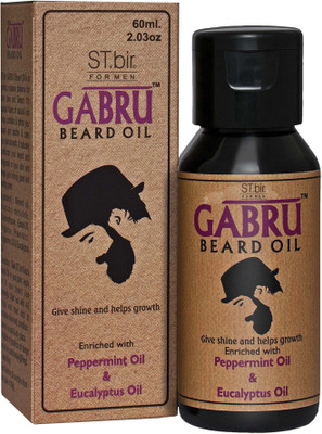 

ST.bir GABRU Beard Oil - Peppermint oil and Eucalyptus oil Hair Oil(60 ml)