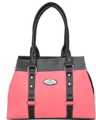 

FD Fashion Shoulder Bag(Pink, Black), Black;pink