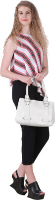 

Lady bar Hand-held Bag(White)