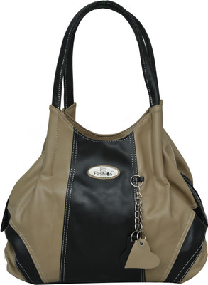 FD Fashion Shoulder Bag(Grey, Black), Black;grey