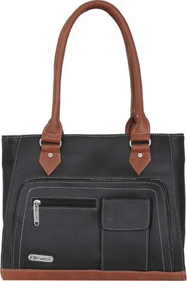FD Fashion Soft Luggage Shoulder Bag(Black)