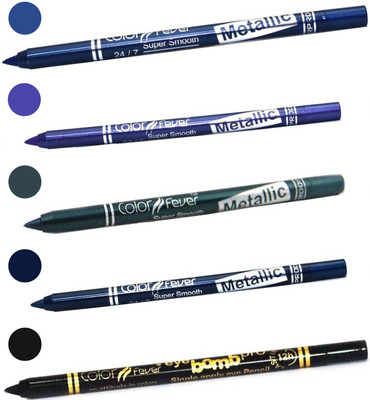 

Color Fever shocking color kajal(navy blue, purple, dark green, party blue black)