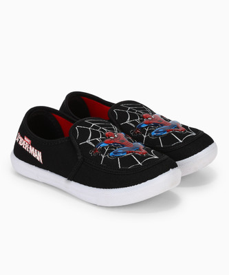 

Spiderman Boys Slip on Loafers(Black, Red/black