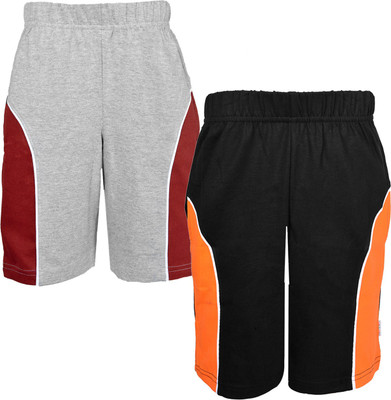 

Gkidz Short For Boys Casual Solid Cotton(Multicolor, Pack of 2