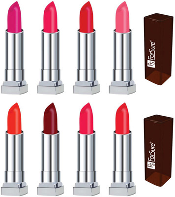 

Forsure VELVET MATTE long lasting lipstick (set of 8 )(magenta, sweet sixteen, hot red, pink, orange, maroon, hot pink, red orange, 32 g)