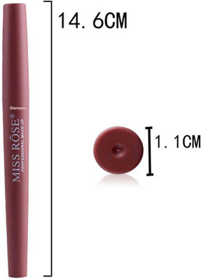 

Glamyou 2 In 1 Lipstick And Lip Liner,One Head Lipstick One Head Lip Liner(04#)(Multicolor)