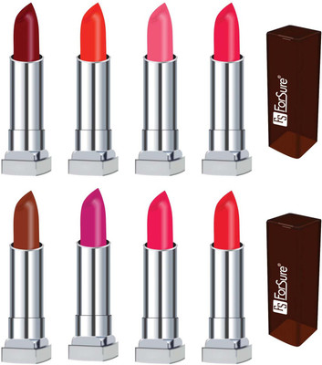 

Forsure VELVET MATTE long lasting lipstick (set of 8 )(maroon, orange, pink, sweet sixteen, coffee, deep magenta, hot pink, orange)