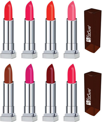 

Forsure VELVET MATTE long lasting lipstick (set of 8 )(red orange, hot pink, orange, pink, coffee, magenta, maroon, sweet sixteen)