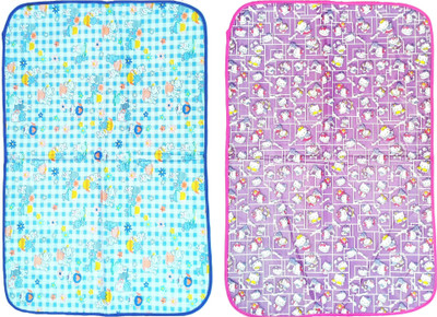 

EasyShop Plastic, Cotton, Rexin Baby Bed Protecting Mat(Multicolor