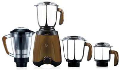 V-Guard Envy 4 Jar 750 W Juicer Mixer Grinder(Grey, 4 Jars)