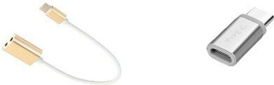 

FUZION PACK OF Type C To 1x2 Headphone Splitter AND TYPE C TO MICRO USB USB Adapter(Multicolor)