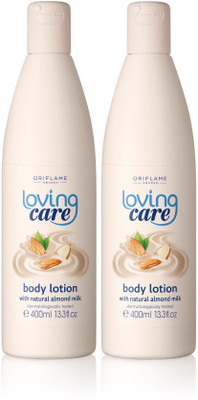 

Oriflame Sweden Loving Care Body Lotion Set of 2(800 ml)