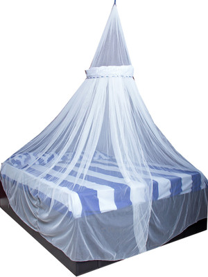 Creative Textiles Polyester Adults Washable Sleep Perfect Mosquito Net(Multicolor, Ceiling Hung)