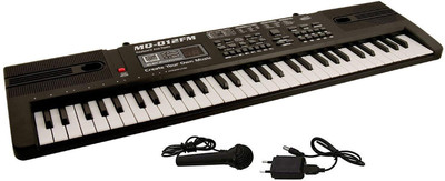 

TINEE 61 Keyboard Piano with Mic and Charger by Cora,Melody Musical Piano for Kids with Recording Facility.(Multicolor)