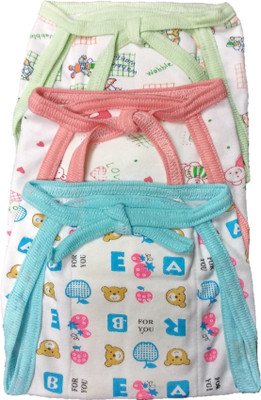 

Triple B Reusable Padded Hosiery Baby Napies/ Langots - Set Of 6 (Medium) 0-3 Months - Print & Color May Vary, Multicolor