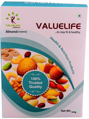 

Value Life Almonds(MAMRA) Almonds(500 g, Pouch)