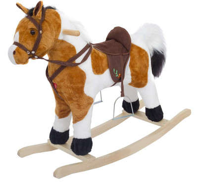 

Baybee Horse Wooden Rocking Horse(Brown)