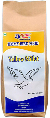 

JiMMy Yellow Millet - 400 GM Pack - Bird Food 400 g Dry Bird Food