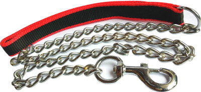 

S.Blaze 124 cm Dog Chain Leash(Red, Black)