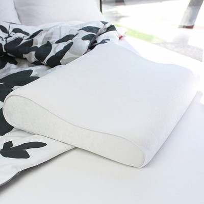 METRON Memory Foam Solid Orthopaedic Pillow Pack of 1(White)