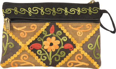 

MEHERKRITI Handcrafted Pouch with Kashmiri Embroidery Pouch(Multicolor)