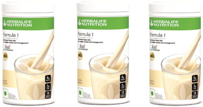 

Herbalife Nutrition F1 Vanilla Shake - 3 Pack of 500 g Protein Blends(1500 g, Vanilla)
