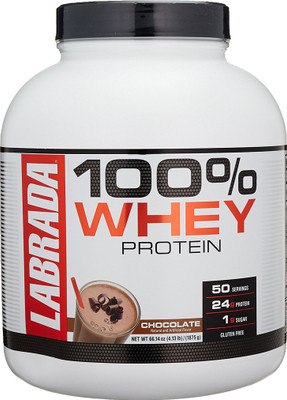 Labrada 100% Whey (Chocolate) Whey Protein(1.8 kg, Chocolate)