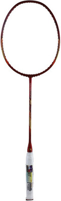 

Li-Ning Windstorm 75 Superlight Unstrung Professional Badminton Racquet, S2 - Red/Gold Red, Gold Unstrung Badminton Racquet(G4 -3.25 Inches, 75 g)