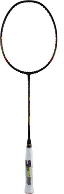 

Li-Ning Windstorm 75 Superlight Unstrung Professional Badminton Racquet, S2 - Black/Gold Black, Gold Unstrung Badminton Racquet(G4 -3.25 Inches, 75 g)