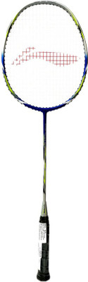

Li-Ning Nower800 Ultra Strong Full Graphite Badminton Racquet Blue, Green Strung Badminton Racquet(G4 -3.25 Inches, 86 g)