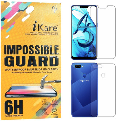 iKare Front and Back Screen Guard for OPPO A5(Pack of 1)