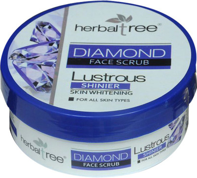 

HERBAL TREE DIAMOND LUSTROUS SHINIER SKIN WHITENING FACE SCRUB Scrub(0.180 g)